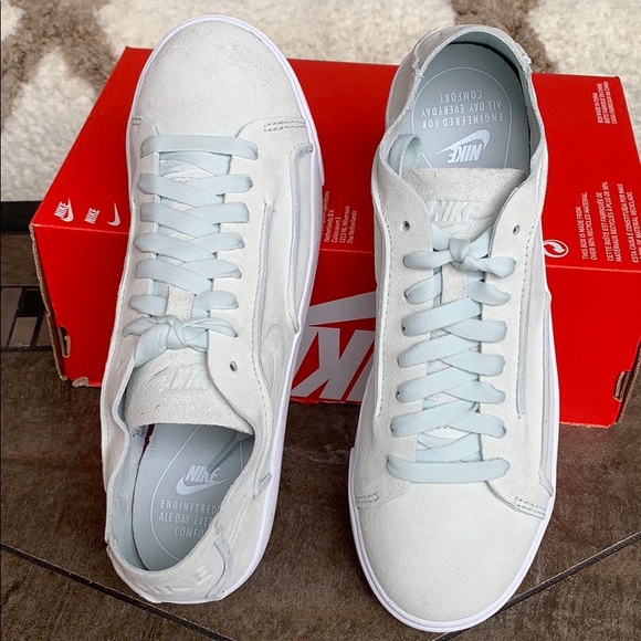 NIKE W BLAZER LOW DECON GHOST AQUA/GHOST AQUA-WHIT - Picture 8 of 16